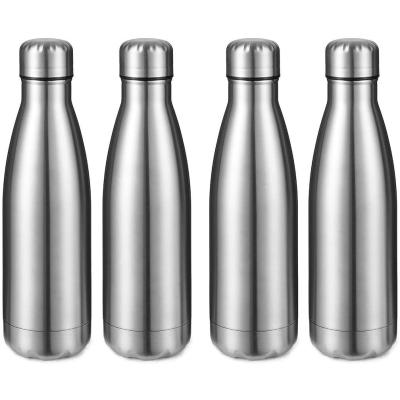 China Amazon Success 350ml 500ml 750ml Double Wall Stainless Steel Sustainable Cola Shaped Water Bottle for sale