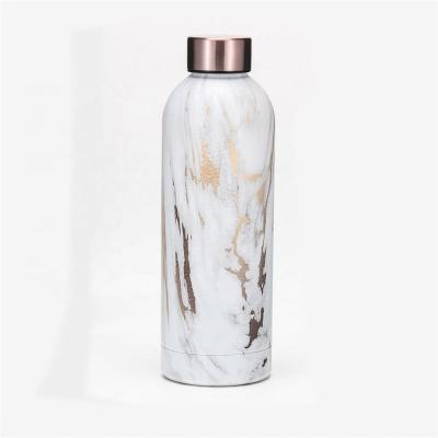 China 500ml/750ml/1000ml Double Wall Sustainable Stainless Steel Vacuum Small Mouth Water Bottle for sale