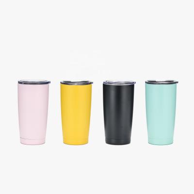 China Sustainable 18/8 Stainless Steel Travel Tumbler 500ml Vacuum Insulated Custom Eco Friendly Coffee Travel Mug With Lid for sale