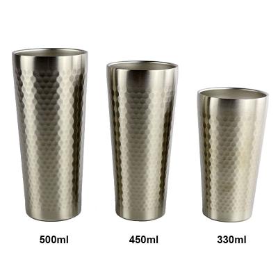 China Sustainable Wholesale Stainless Steel Insulation Metal Double Wall Wine Mugs Drinkware Drinking Coffee Mugs for sale