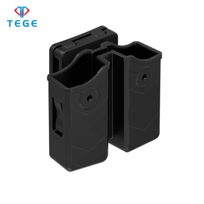 China TEGE Best Selling Universal Holster Polymer Magazine Pouch Stack Magazine With Belt Clip Attached Porta Cargador for sale