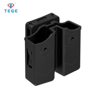 China Military Tactical Pistol Holster Polymer Magazine Pouch Double Stack Double Mag Pouch for sale