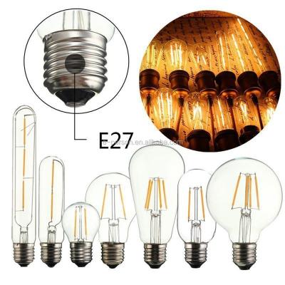 China E27 LED ST64 Filament Bulb Glass Bulb Lights Residential Lighting and Circuit Design Warm White PE Residential, Indoor Lighting 30000 135 for sale