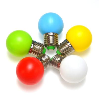 China Colorful screw bulbs E27 G45 led bulb for sale