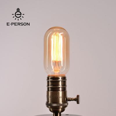 China Retro brass incandescent bulbs E27 filament bulb t45 for sale