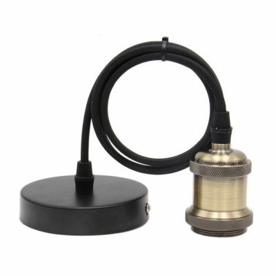 China Customized Brass Pendant DIY Lamp Socket DIY Cord Connector for sale