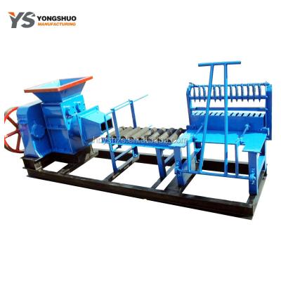 China JZ250 Small hollow Vacuum extruder laterite Red Clay Interlocking brick making machine for sale