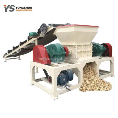 China industrial rubber aluminum scrap double shaft shredder en venta