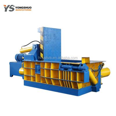 China horizontal main cylinder hydraulic used beverage cans scrap metal compress compactor baling press machine for sale