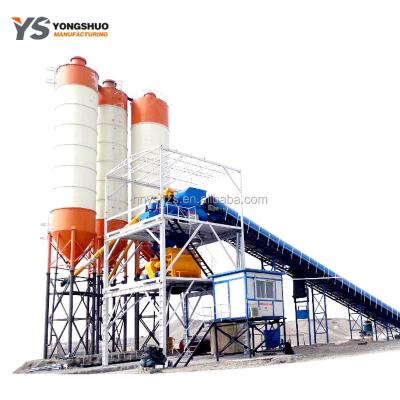 China Automaticplant small HZS 50 Concrete Batching Plant 50m3/h wet mix concrete mixing Te koop