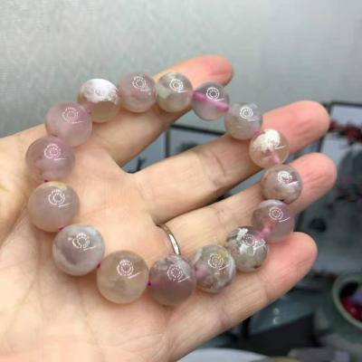 China Wholesale Natural Healing Agate Crystal Crystal Lace Bracelet Loose Gemstone Bracelet Environmental Protection Stone Brace for sale