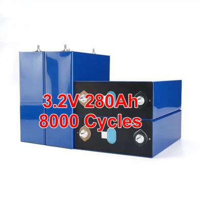 China EU Stock 280Ah Smart Grade A 3.2V Batería de celdas LiFePO4 Perfecta para almacenamiento en lugares secos en venta