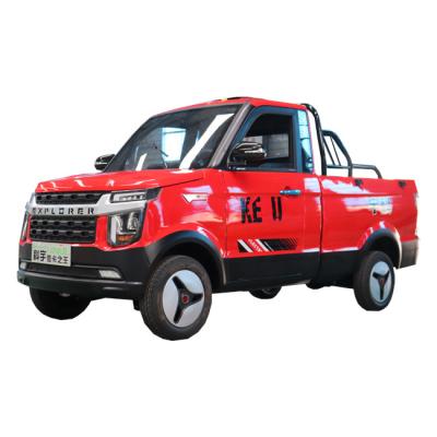 China Energievoertuigen Elektrische vrachtwagen 4x4 met 60V 3KW wisselstroommotor en 500kg laadvermogen Te koop