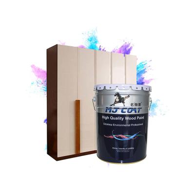 China Matte Smooth PU Wood Paint Coverage 10-15 Sq.ft/liter 2-3 Coats Enhances Wood Beauty for sale