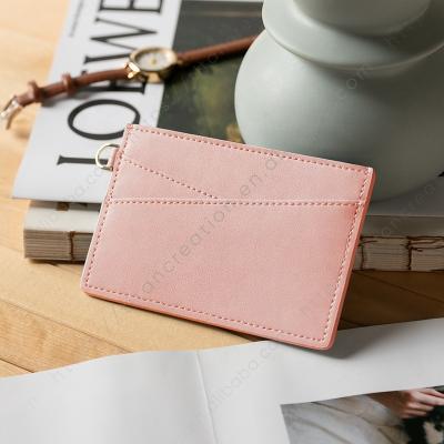 China Wholesale Designer Anti-theft Purse China Cheap Slim RFID Leather Ladies Fashion Unique Purse Wallet Card Holder for sale