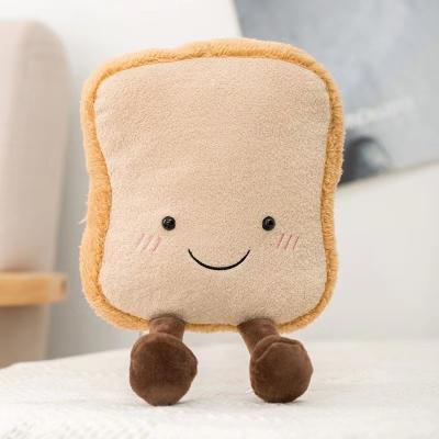 China Children's gift creative simulation snacks spit plush toys justice stick crescent figure bread story series for sale