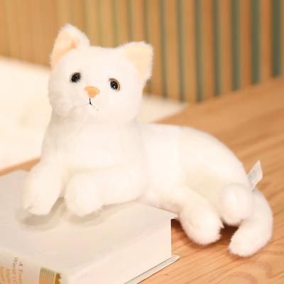 China Kids Gift Cartoon Cat Lying On The Side Of The Cat Plush Toy for sale