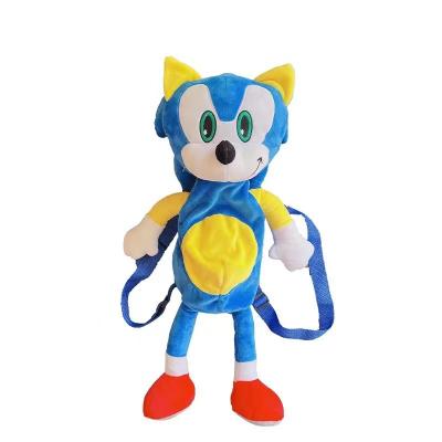 China Cute Sonic Plush Supersonic Toy Kids Gift Backpack Action Number for sale