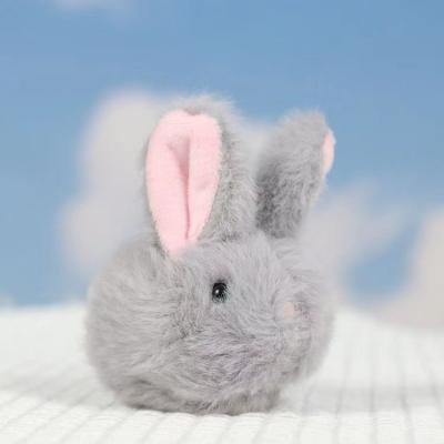 China Cute Kids Gift Little Rabbit Doll Stuffed Plush Toy Small Pendant Game Decorated Key Chain for sale