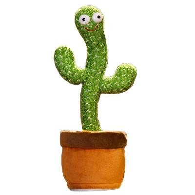 China 2022 Factory Wholesale New Outlet Cactus Dancing Talking Glowing Plush Toys 2022 for sale