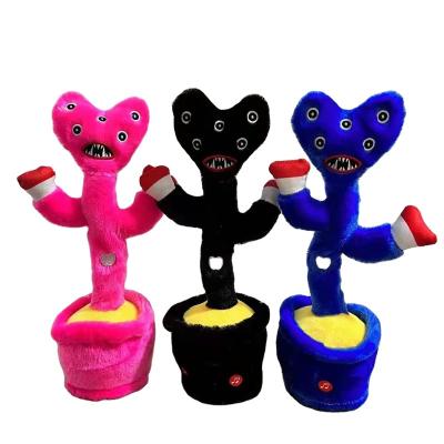 China Toys 2022 new manufacturer direct sales wholesale dance recording electric swing doll plush figure toys for sale