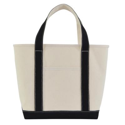 China Wholesale Strong Product White Smell Canvas Reusable Bag Custom Logo Printed Cotton Cloth Ladies Fashion Shopping Bag Canvas Tote Bags for sale