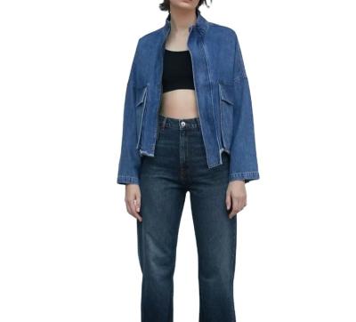 China Viable high quality women jacket coats for ladies denim women jackets factory from china custom coat denim jacket for sale