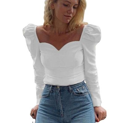 China 2021 new arrivals 2021 women's clothing spring fashion women's blouses and tops breathable women for sale