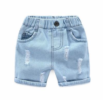 China Super Breathable High Quality Kids Boys Denim Shorts Pants Wholesale Summer Boy Shorts For Kids for sale