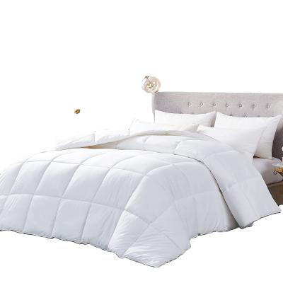 China Factory Modern Supply Wholesales Microfiber White Down Fiber Summer Queen Size Alternative Comforter for sale