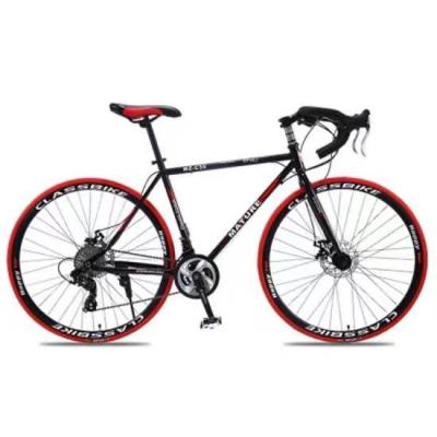 China Aluminum alloy/steel IN CURRENT wholesale cheap price men's aluminum alloy frame fashional make OEM 700c hybrid road bike racing 700c bicycle for sale