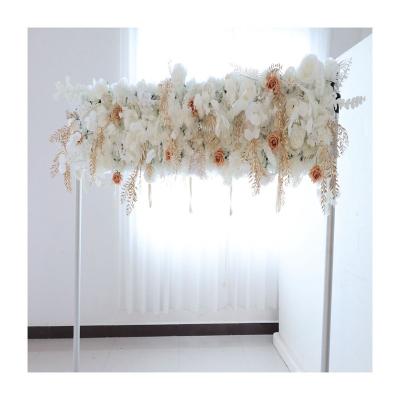 China Low budget wedding natural wedding arch decoration stage low budget artificial touch flowers wholesale for sale