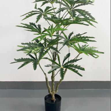 China Large Indoor Natural Touch Plant and Outdoor Landscape Bonsai Trees Wedding Arrangement Hotel Office Wooden Artificial Peacock Tree for sale