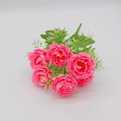 China New Natural Touch Wedding Background Props Arches Decoration Home Office Artificial Peony Flowers for sale