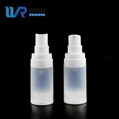 China Recyclable Clear Cosmetic Packaging Airless Bottle For 15ml 30ml 50ml for sale