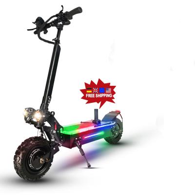 China Warehouse 60V 5600w 27ah Unisex Electric Scooter USA Fat Tire Off Road Big Electric Scooter for sale