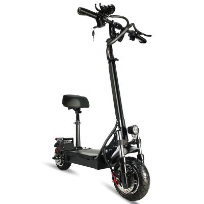 China Double Motor 60v 27ah EU USA Warehouse 2400w Electric Escooter Scooter Unisex Fat Wheel 70km High Speed ​​Range for sale