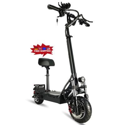 China New Unisex Fast Dual Motor 2400w 75km/h High Speed ​​Two Wheel 10.5 Inch Fat Tire Scooter 60v For Adult for sale