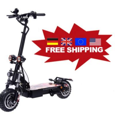 China Geofought Fat Tire 5600w Europe Warehouse 60v Adult Electric Scooter Unisex Scooter Two Wheels With Seat for sale