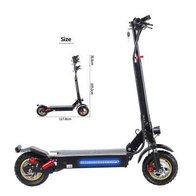 China US EU Unisex Warehouse 10inch Off Road Dual Motor Long Range 60km 48V 1000w Scooter for sale