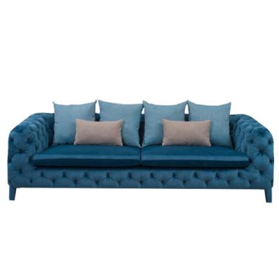 China Can Custom Make Factory Custom 3 Seater Sectional Sofa Tufted Family Sofa for sale