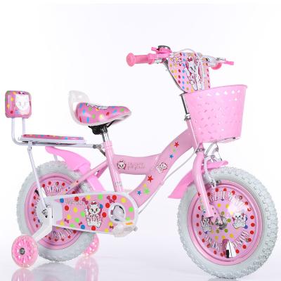 China Factory Cheap Price Hot Sale 12 Steel 14 16 Inch Pink Girls Bike With Training Wheels for sale