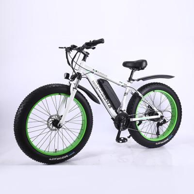 China Electric bicycle 26 inch 500W 48V snow beach bicycle popular popular ebike fat tire for men for sale