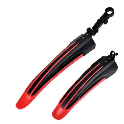 China Custom Mountain Bike 2 Pcs Mountain Bike Fender Bicycle Front/Rear Tire 20/22/24/26 Inch Wheel Fender Sets for sale