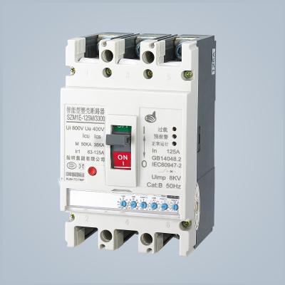 China 800 Leistungsschalter 400V 800V 3 Pole 4 Pole Amperes 125 Ampere MCCB zu verkaufen