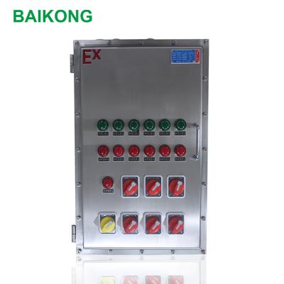 China IP56 Electrical Control Panel Box 304 Stainless Steel Explosion Proof for sale