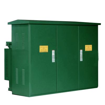 China Estructura compacta combinada poder dual 0.4KV de la subestación del transformador 80KVA en venta