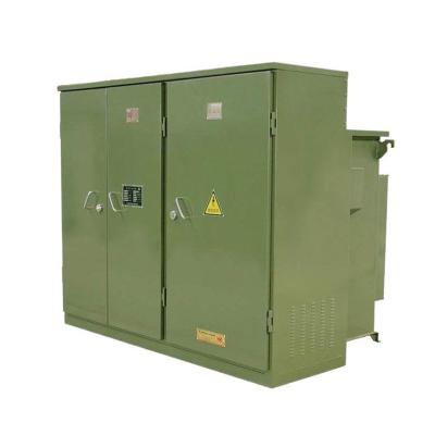 China 630A Prefab Substation 10KV 0.4KV Electrical Padmount Substation for sale