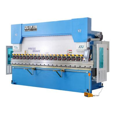 China Building Material Shops CNC Servo Drive Metal Sheet Bending Machine Hydraulic Press Brake With DA53T 4+1 Spindle 63T2500 for sale