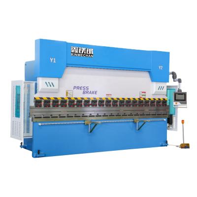 China Building Material Shops CNC Hydraulic Press Brake Metal Plate Bending Machine with DA53T 4+1 Spindle 200T5000 for sale